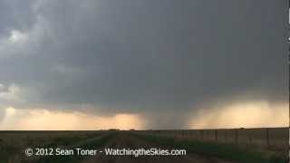 preview picture of video '04-30-12 Claude, TX - Elevated Supercell Time Lapse'