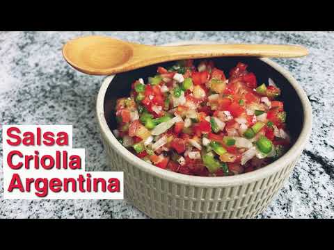 Como hacer Salsa Criolla Argentina/How to make Argentinian Salsa Criolla