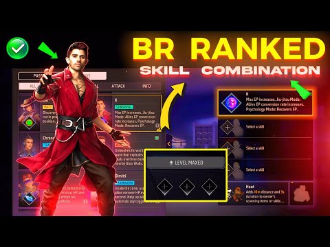 BR Rank best Character Combination 2025 | Best Character Combination in Free Fire -Skill combination