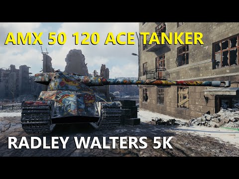 World of Tanks AMX 50 120 Ace Tanker Radley-Walters Kharkov featuring gardyy81