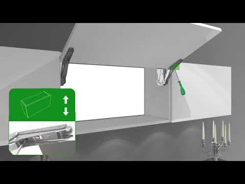 Ferrure de relevage Free Flap Mini KESSEBÖHMER