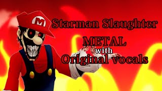 Cover art for FNF Starman slaughter Meatal version