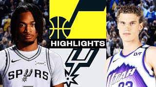 Victor Wembanyama - San Antonio Spurs - Utah Jazz - Lauri Markkanen - Keyonte George