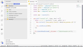 10 Node in Max | 08 Express JS Sound Player