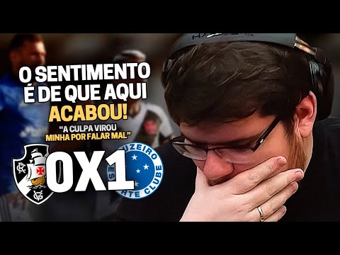 CASIMIRO REAGE: VASCO 0 X 1 CRUZEIRO PELO BRASILEIRÃO 2023 | Cortes do Casimito