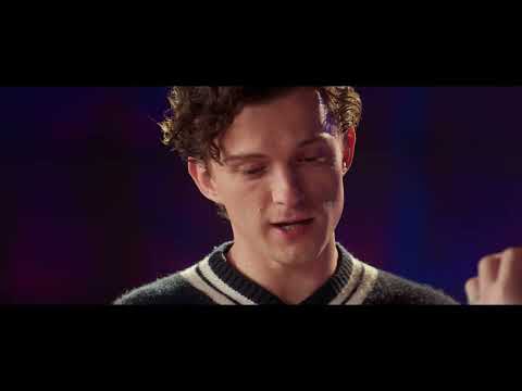 Ned Tracker with Tom Holland and Jacob Batalon