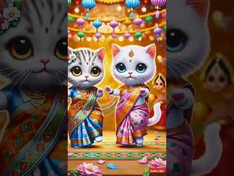 #cute cat dancing 😹🐈 #cat #funny #cartoon #cutecat