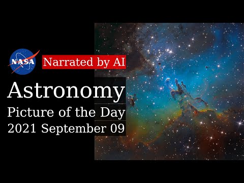 APOD: 2021-09-09 - M16 Cose Up (Narrated by Joanna)