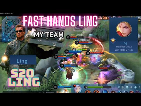 FAST HANDS LINGS | S20 MOBILE LEGENDS TOP GLOBAL | 1K MATCHES 77% WINRATE