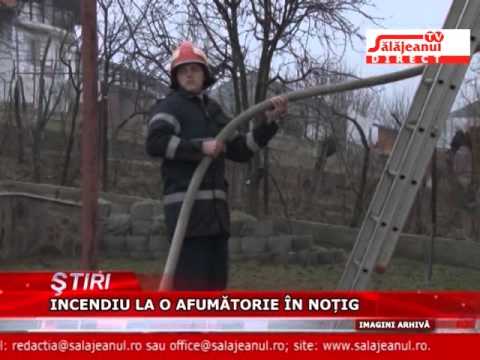 INCENDIU LA O AFUMATORIE IN NOTIG