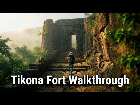 Tikona Fort in 360° VR 4K | A Virtual Trek & Peaceful Summit View ⛰️