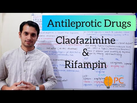 Clofazimine 100 mg tablets, packaging size: 10x10