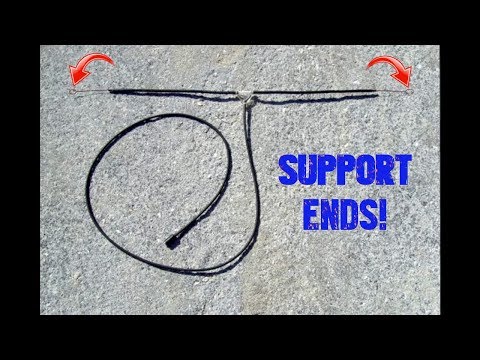 How To Make Coax Antennas (FM receiving) Folded Dipole