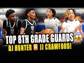 TOP 8TH GRADE HOOPERS WERE TRADING BUCKETS DJ Hunter Vs JJ Crawford Did Not Disappoint