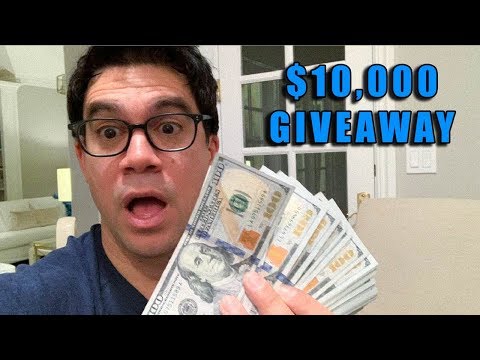 &#x202a;$10,000 Giveaway&#x202c;&rlm;