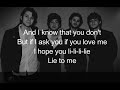 5 Seconds of Summer Lie To Me Lyrics HQ 5 Seconds of Summer Lie To Me Lyrics HQ