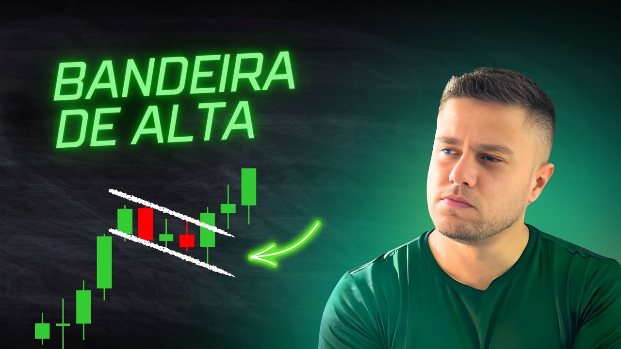 Como operar padrão BANDEIRA DE ALTA e BAIXA no Day Trade (análise técnica)