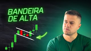 Como operar padrão BANDEIRA DE ALTA e BAIXA no Day Trade (análise técnica)