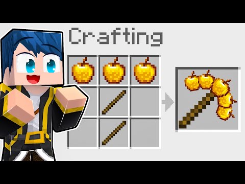 HO CREATO IL PICCONE DI MELE D'ORO SU MINECRAFT!
