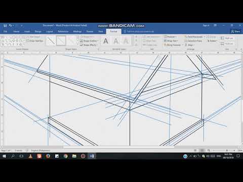 Part 2 Perspective of One-Storey Residential Building Making (Microsoft Word)