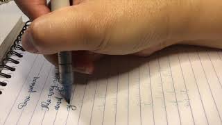 Calligraphy practice- real time!(shaky hand)