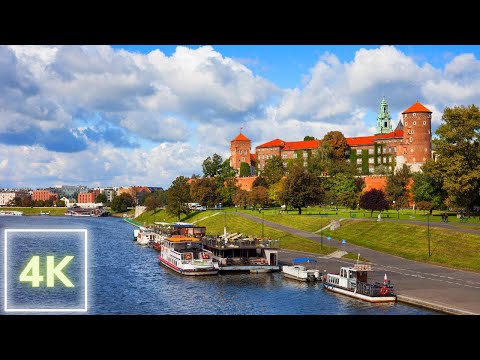 4K Walk on the Vistula River in Krakow - Virtual trip to Krakow - Krakow sightseeing online