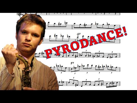 Baptiste Herbin on Pyrodance (After You've Gone) - Eb Transcription