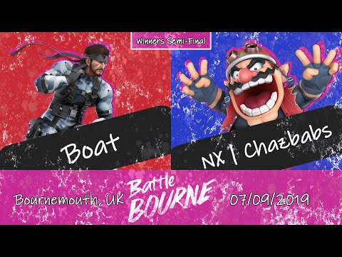 BattleBourne SSBU Singles - Boat (Snake) vs Chazbabs (Wario) - Winners' Semifinals