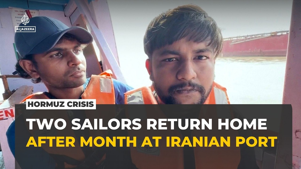 Two Indian sailors return home after more than month at Iranian port