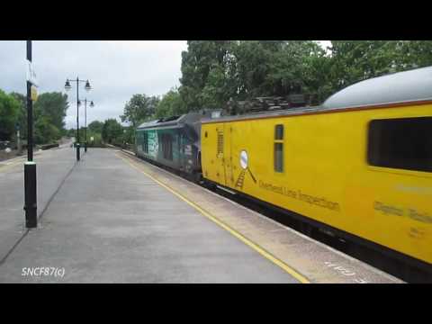 DRS Class 68's on Network Rail Test Train 68001 and 68005 at Olton