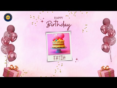 Happy Birthday Fatih: İsimli Doğum Günü Şarkısıyla Yeni Başlangıçlara Merhaba!