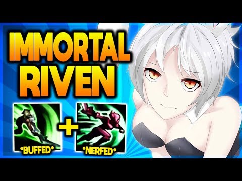 ABUSING *OP* IMMORTAL RIVEN BEFORE SHE'S NERFED!! (Riven Changes)