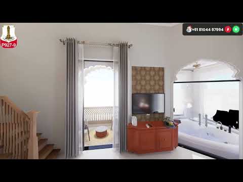 P927-9 Guest Room 5 Interior Video First Floor #interiormaster #bedroom #villa #resort