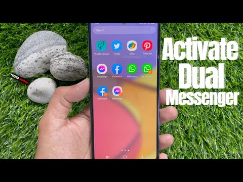 Samsung Galaxy A72 - Activate Dual Messenger Feature