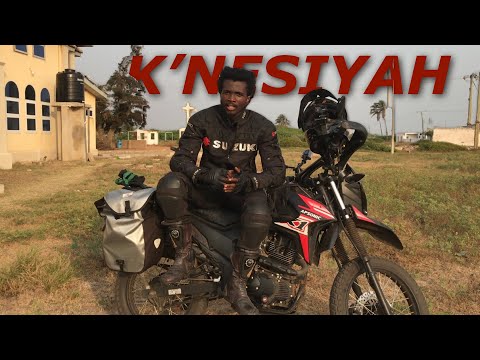 One of Ghana’s 🇬🇭 Old Presbyterian Churches | Ada-Foah | Flying Flags | S1-E1 | Motorbike Adv’ture