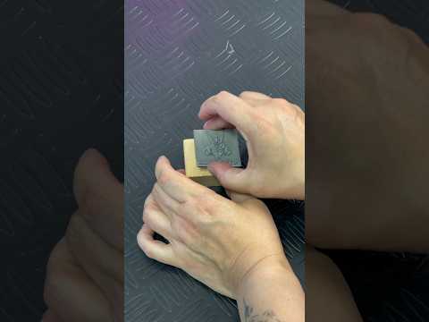 Creando sello con Cortadora grabadora láser #shorts #cortelaser #diy