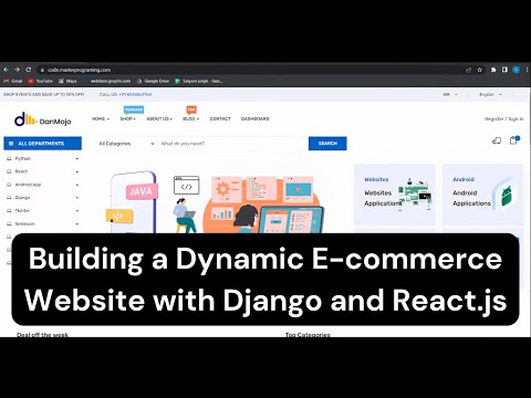 Building a Dynamic E-commerce Website with Django and React.js