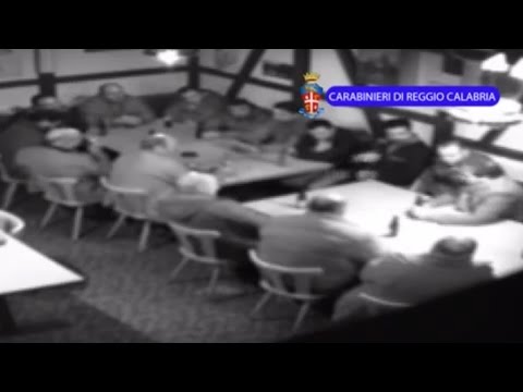 Mafia from Calabria filmed in Godfather-style meeting in Switzerland