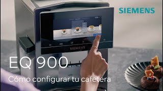 Siemens Guía de uso de la cafetera EQ900 superautomática anuncio