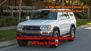 3rd Generation Toyota 4Runner V6 4X4 5-Speed Manual Transmission
