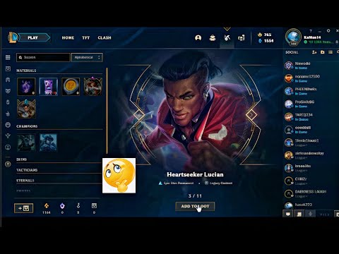 League of Legends  Free RP Lucian Skins Prime Gaming Capsule OPENING 2022
