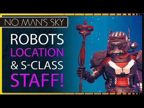 How to Find the Autophage Robot Race & Get an S-Class Staff! in No Man's Sky Echoes Update