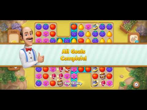 GardenScapes level 2201, 2202, 2203, 2204, 2206, 2207, 2208, 2209, 2210. No boosters