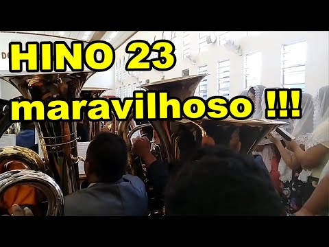 HINO 23 CCB HINÁRIO 5 / ENSAIO REGIONAL " MARAVILHOSO " O SENHOR É O MEU PASTOR  ( TUBA KING )
