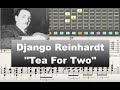 Django Reinhardt - "Tea For Two" (1937) - jazz guitar transcription by Gilles Rea