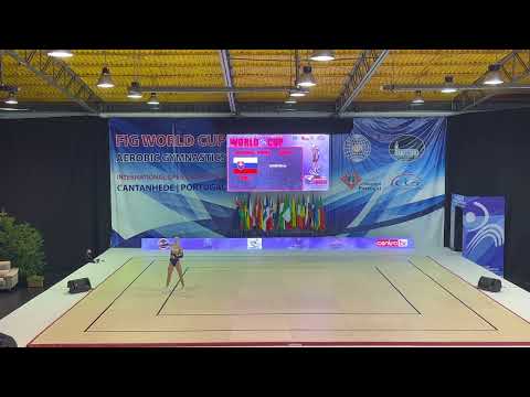 Final World Cup Aerobic Gymnastics Cantanhede 2022 IW Slovakia UCNOVA Alena