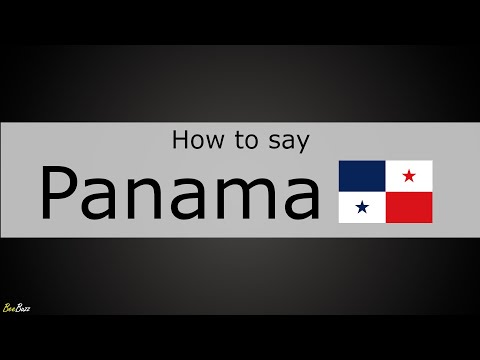 How to Pronounce Panama (Country)