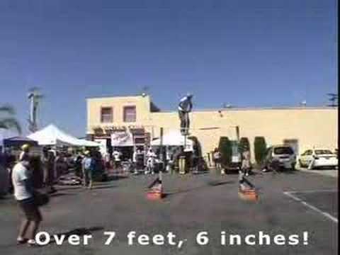 Fred Grzybowski pogo stick high jump