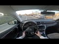 POV VW Passat B7 2 0Tdi ACCELERATION OVERTAKE CHILL DRIVE