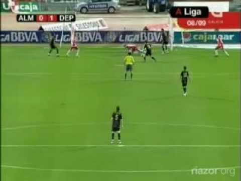 U.D.Almería - R.C.Deportivo (0-1) Liga BBVA 08/09 13ª Jornada
